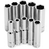 Performance Tool 10-Pc 1/4 In Dr. Mm Deep Socket Set, W36400 W36400